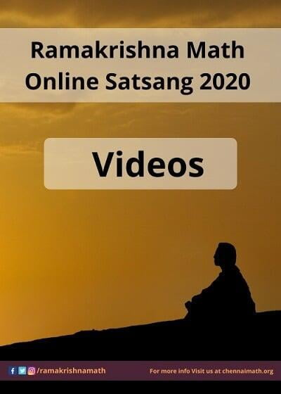 Ramakrishna Math Online Satsang 2020 (Videos)